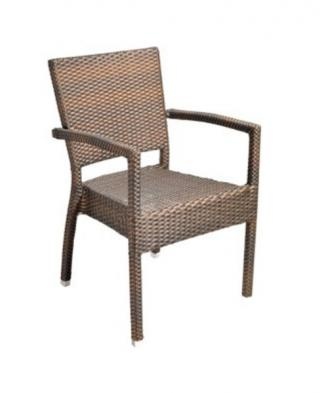 SCAUN DE TERASA SICILIA ARM BROWN